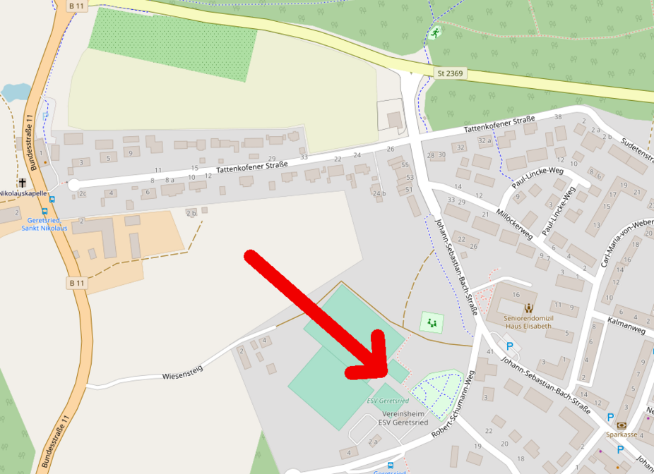 Geretsried Verkehrsübungsplatz Robert-Schumann-Weg Übungsplatz in Geretsried