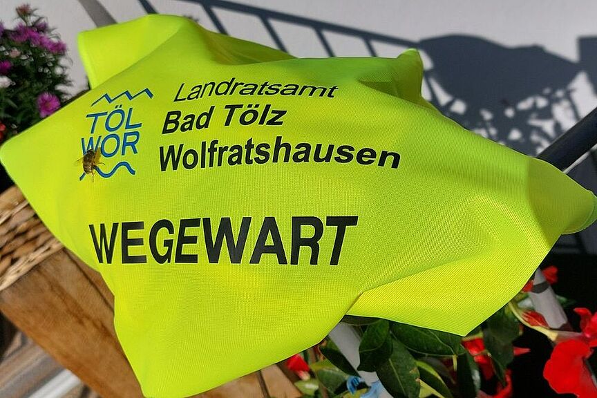 Wegewartweste mit Biene