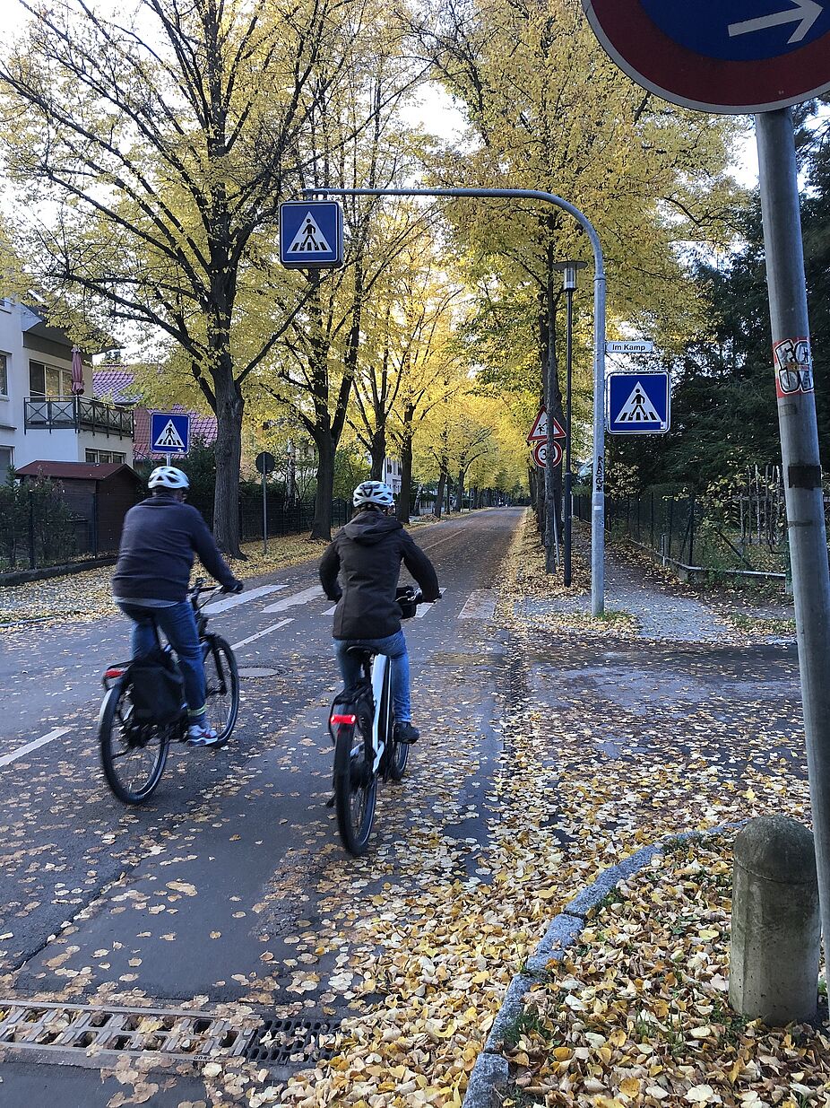 Radfahren im Herbst