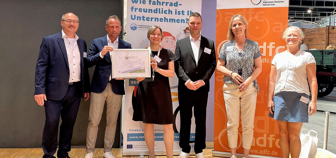 Auszeichnung Umweltministerium zum Fahrradfreundlichen Arbeitgeber Auszeichnung Umweltministerium zum Fahrradfreundlichen Arbeitgeber